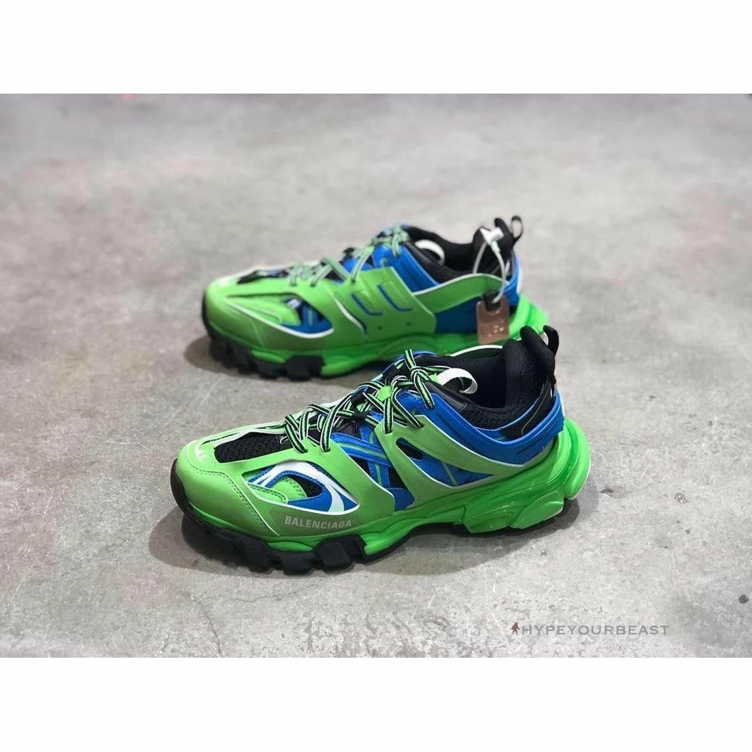 Ba*len*cia*ga bcg track sneakers 3.0 blue/green