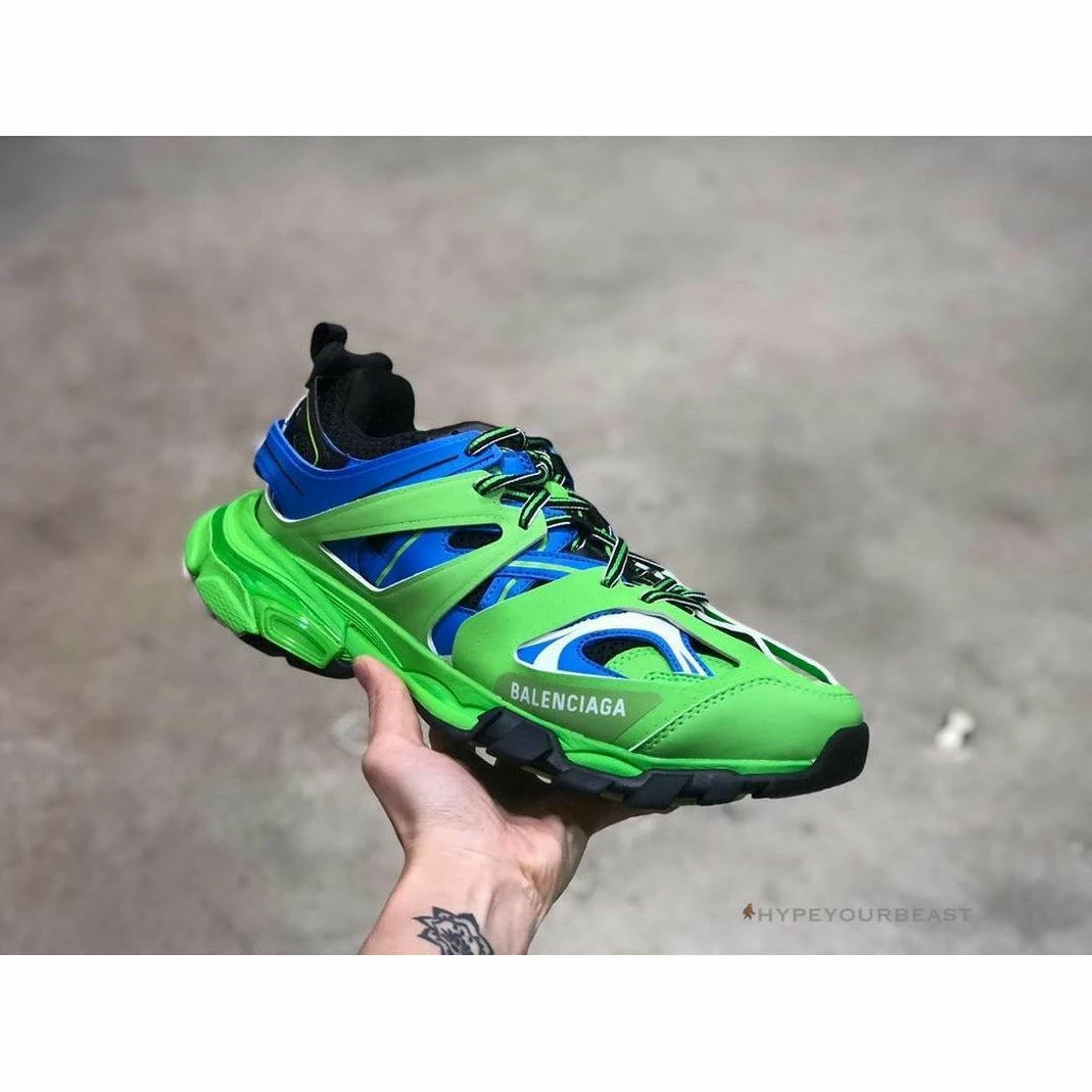 Ba*len*cia*ga bcg track sneakers 3.0 blue/green