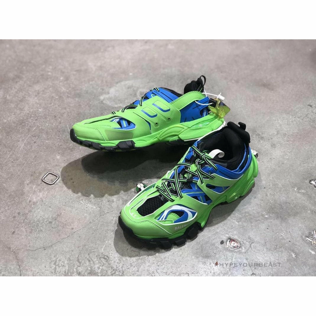 Ba*len*cia*ga bcg track sneakers 3.0 blue/green