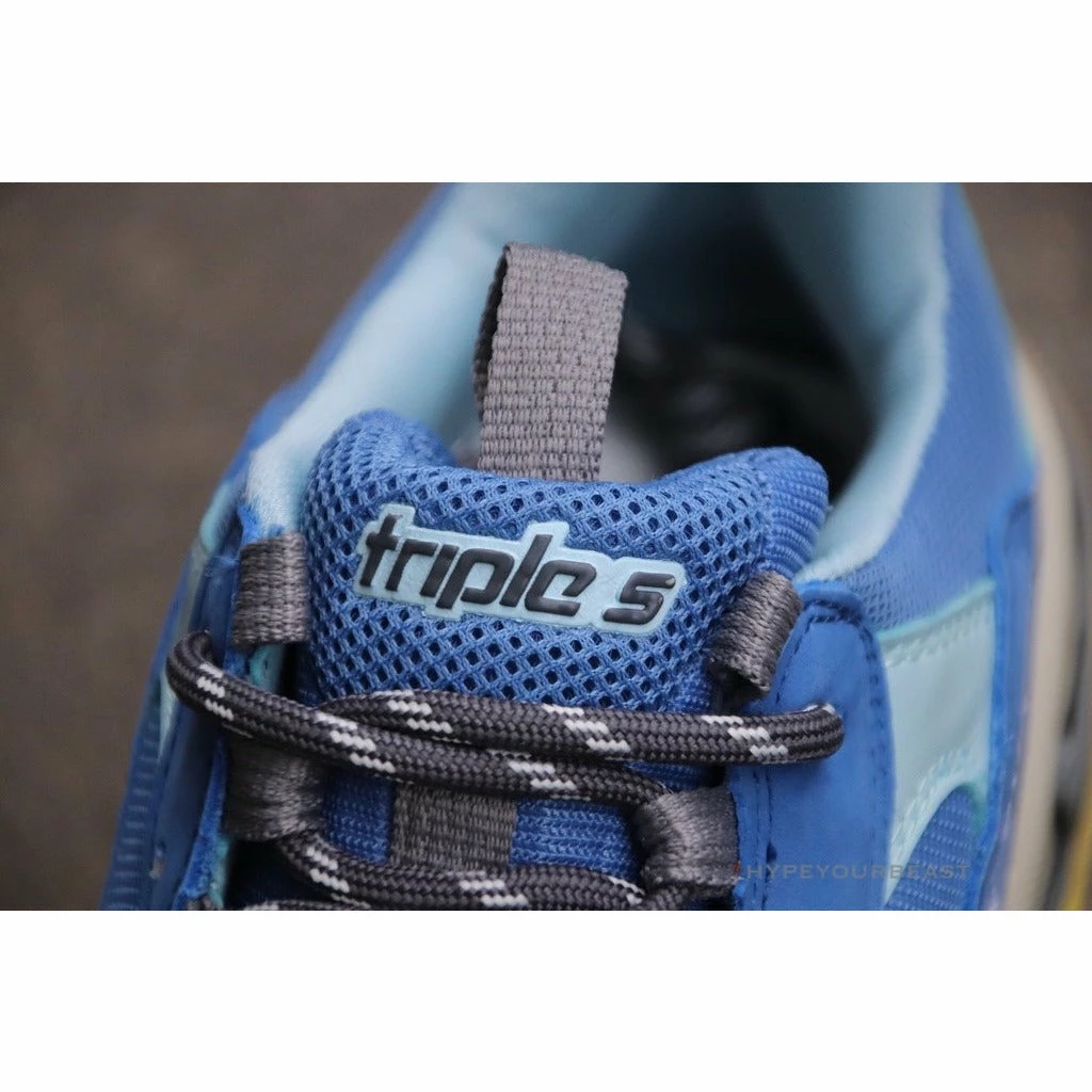 bcg triple s sneakers blue / yellow Ba*len*cia*ga