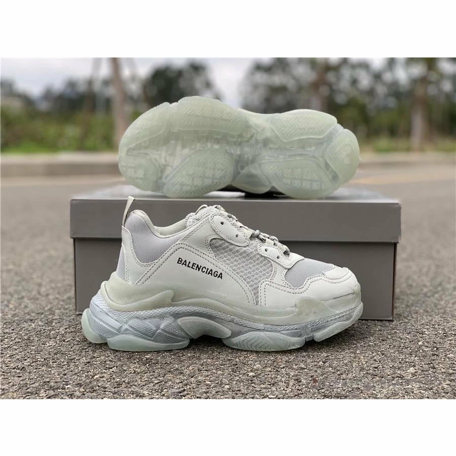 BCG Triple S Clear Sole Grey