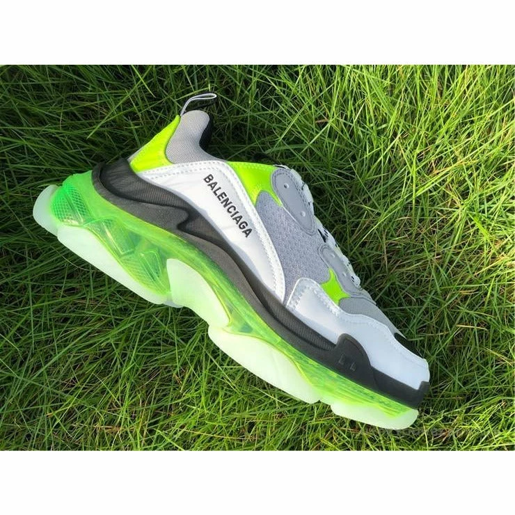 bcg triple s grey / neon Ba*len*cia*ga triple s