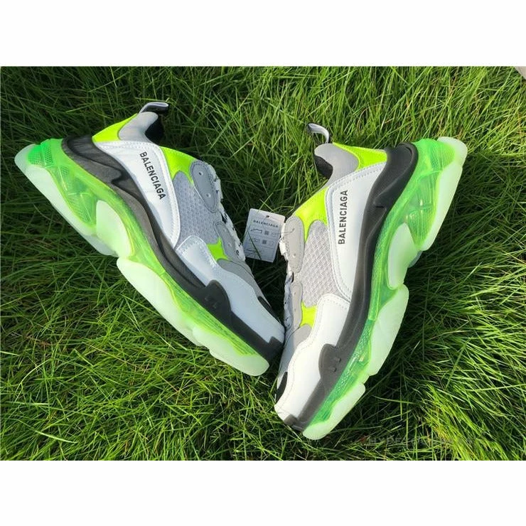 bcg triple s grey / neon Ba*len*cia*ga triple s