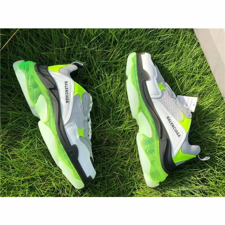 bcg triple s grey / neon Ba*len*cia*ga triple s