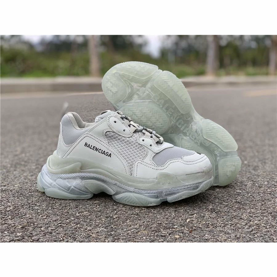 BCG Triple S Clear Sole Grey