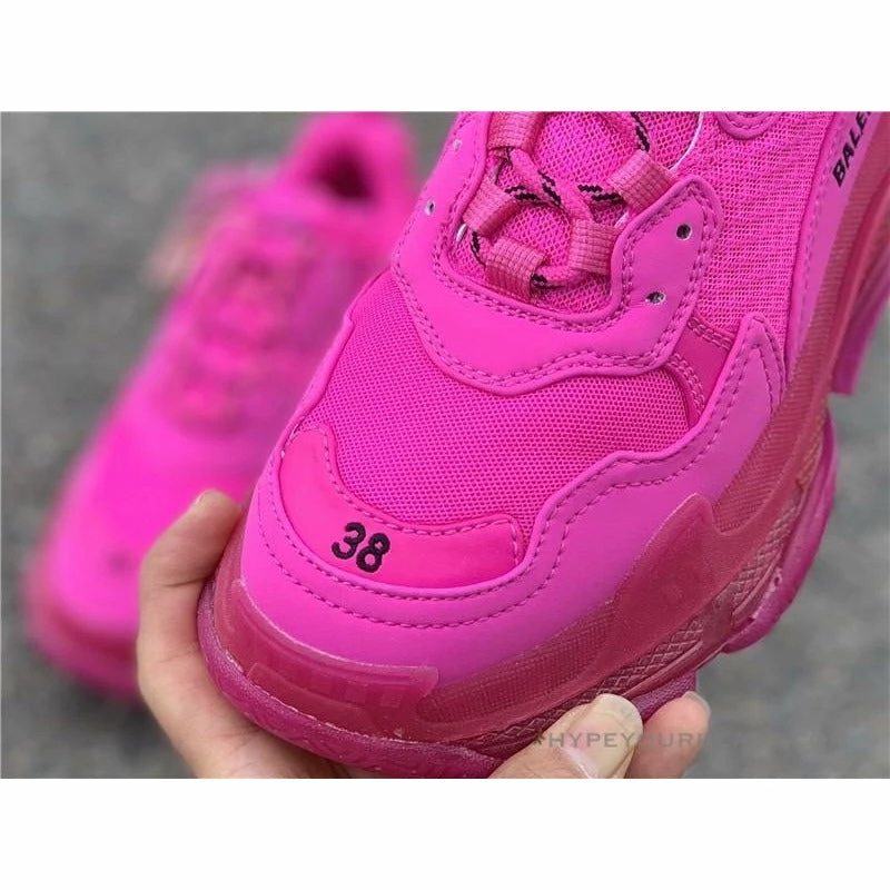 Ba*len*cia*ga bcg triple s sneakers pink