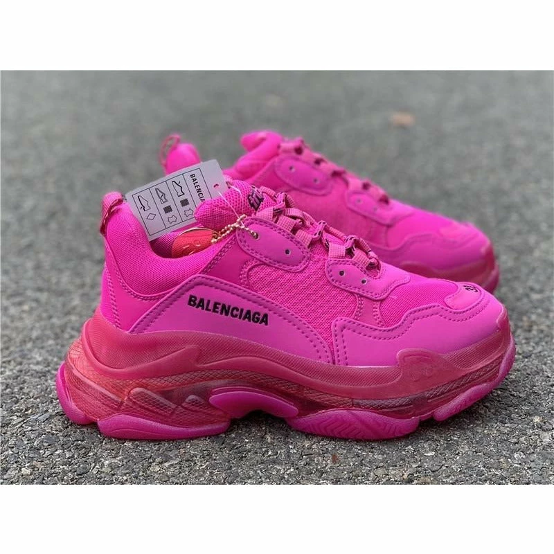 Ba*len*cia*ga bcg triple s sneakers pink