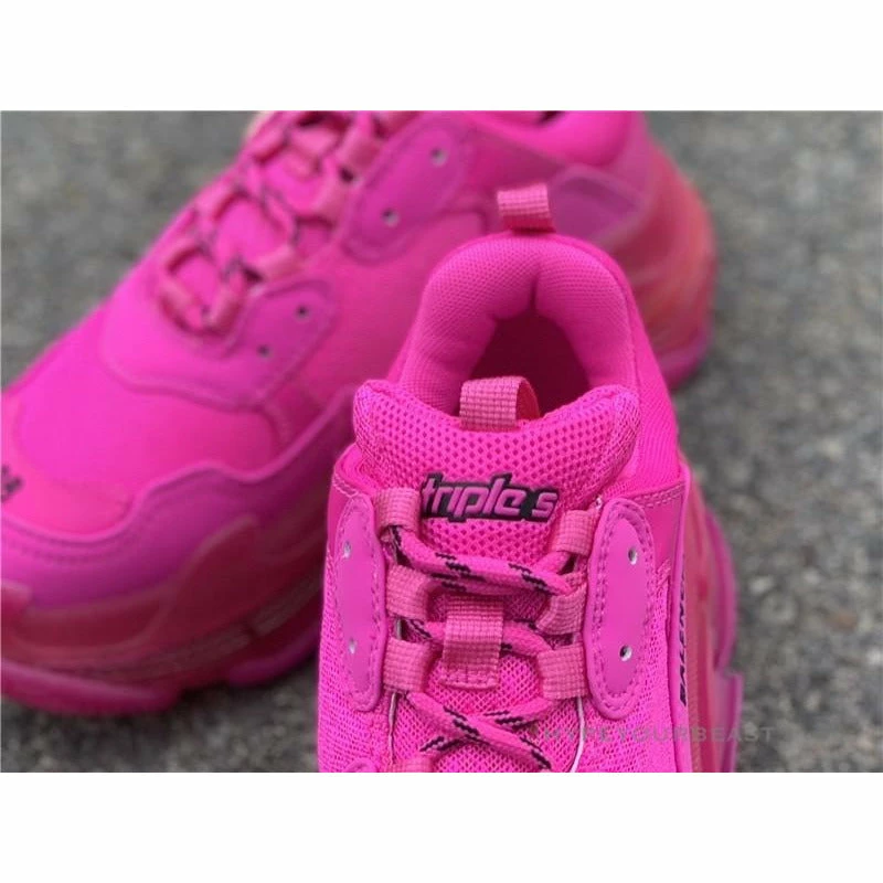 Ba*len*cia*ga bcg triple s sneakers pink
