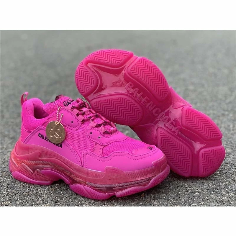 Ba*len*cia*ga bcg triple s sneakers pink