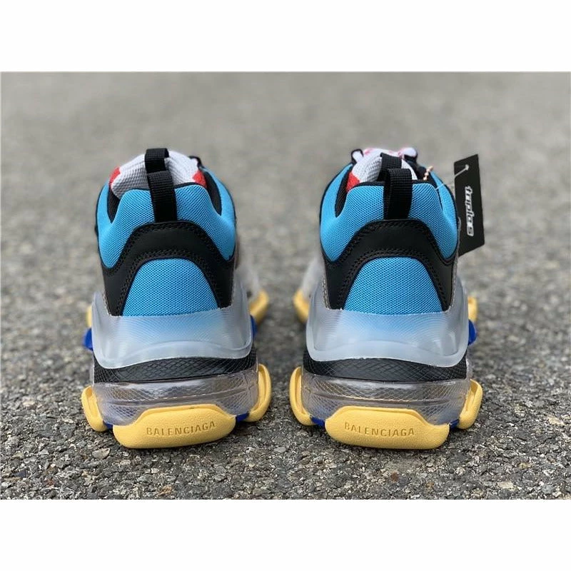 bcg triple s ‘multi-color’ blue red Ba*len*cia*ga triple s