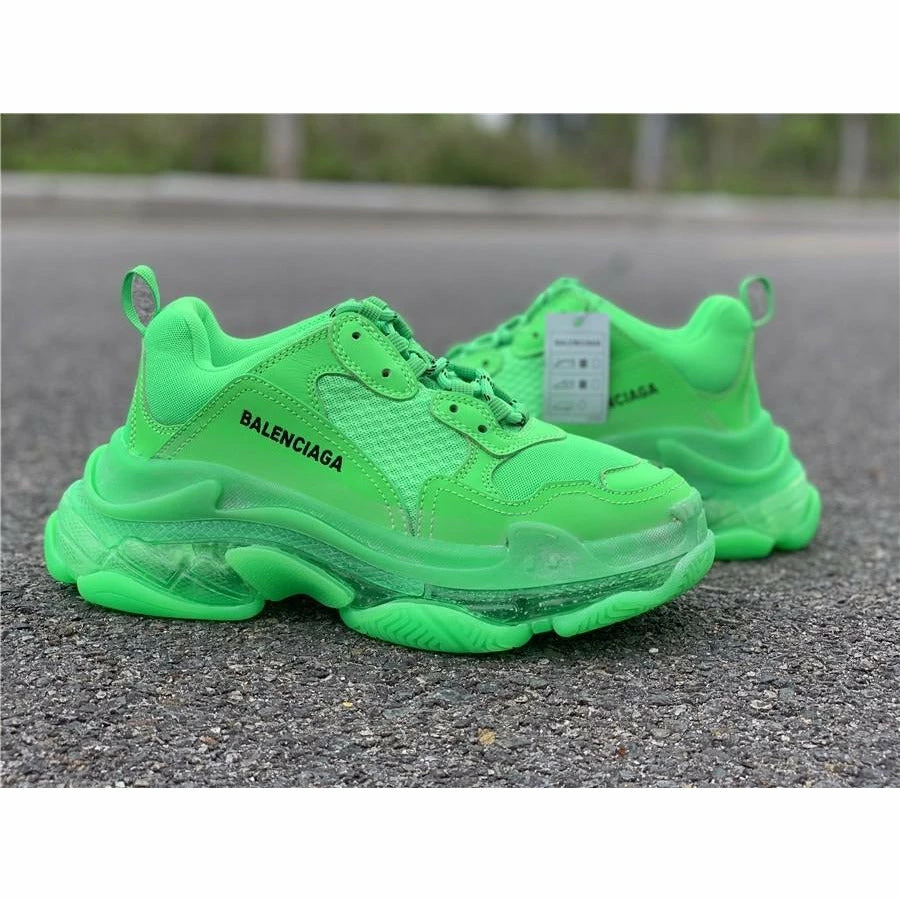 Ba*len*cia*ga bcg triple s neon green