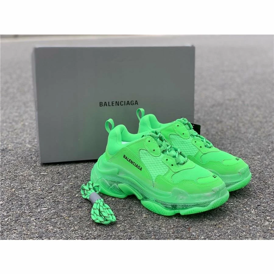 Ba*len*cia*ga bcg triple s neon green