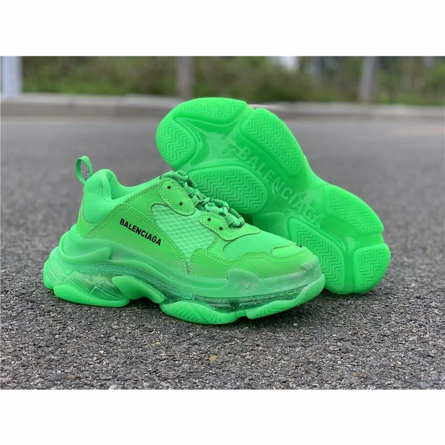 Ba*len*cia*ga bcg triple s neon green
