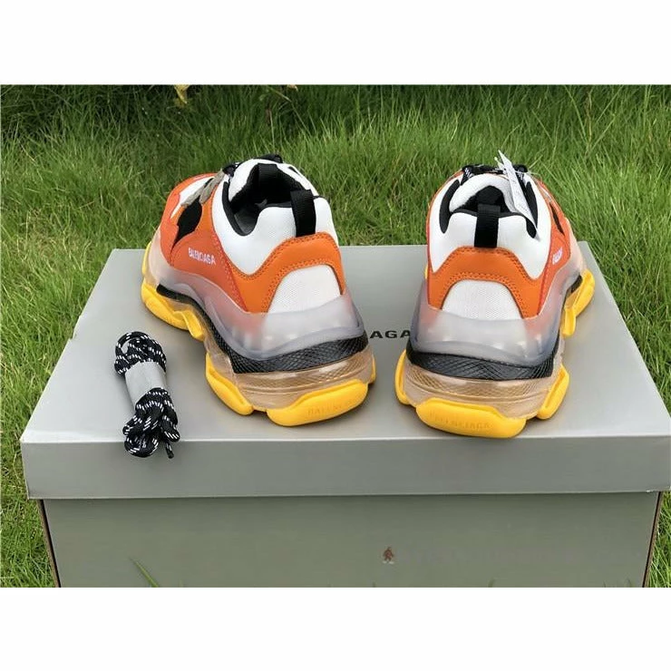 bcg triple s orange Ba*len*cia*ga