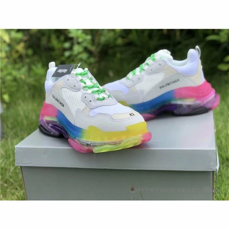 BCG Triple S Rainbow Sole