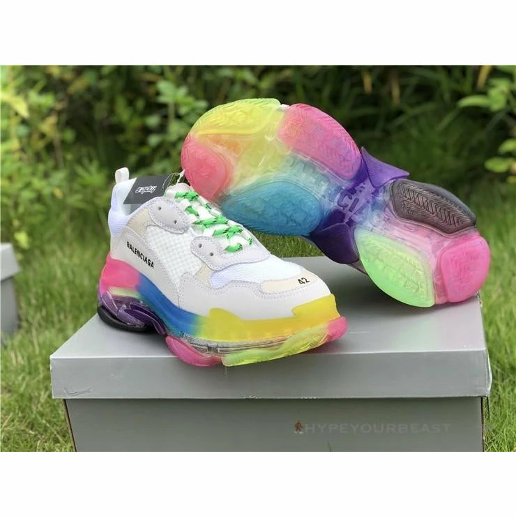 BCG Triple S Rainbow Sole