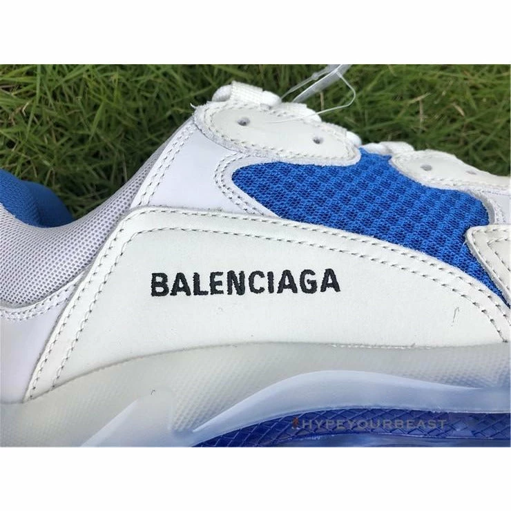 bcg triple s white / blue Ba*len*cia*ga