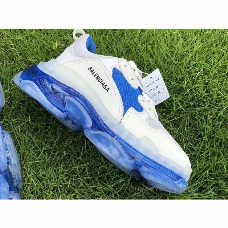 bcg triple s white / blue Ba*len*cia*ga