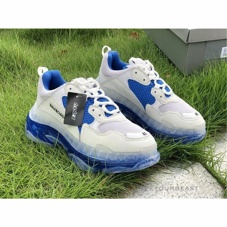 bcg triple s white / blue Ba*len*cia*ga