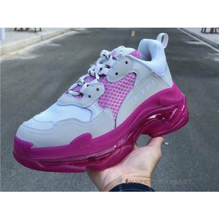bcg triple s white / pink Ba*len*cia*ga