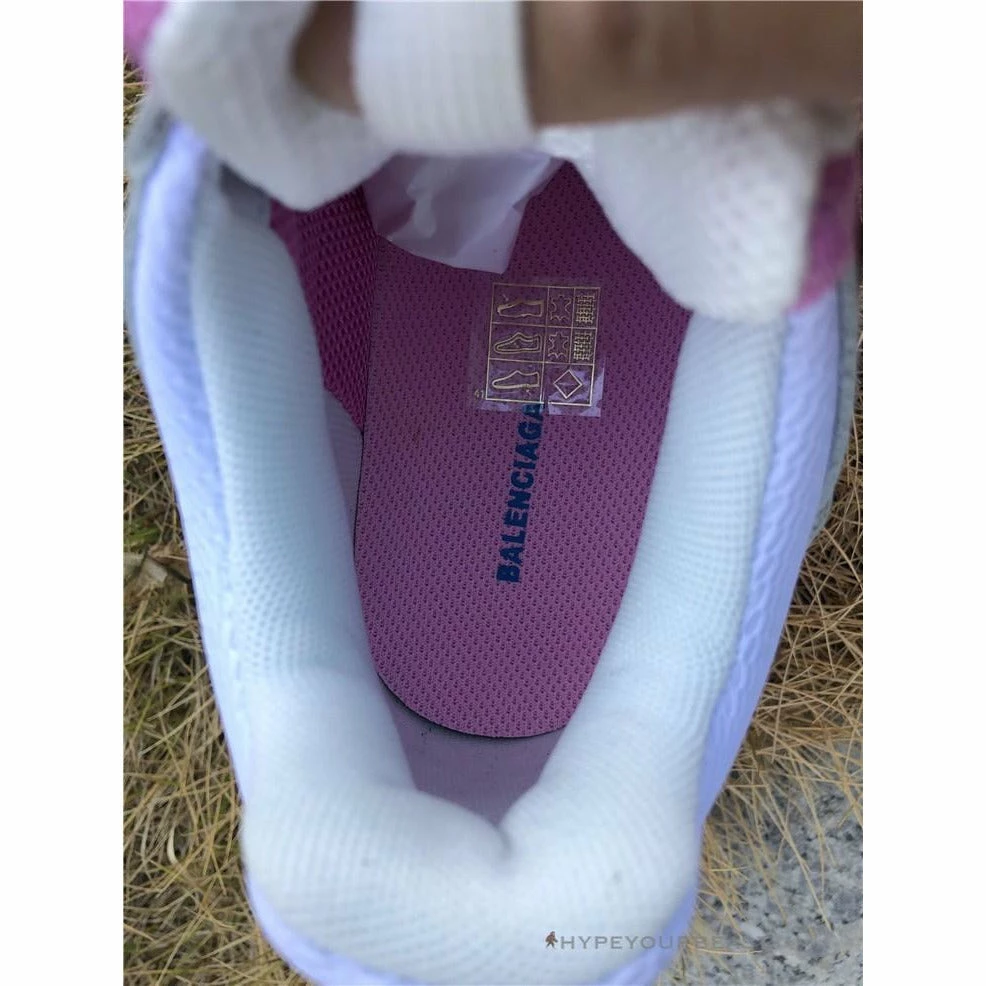 bcg triple s white / pink Ba*len*cia*ga