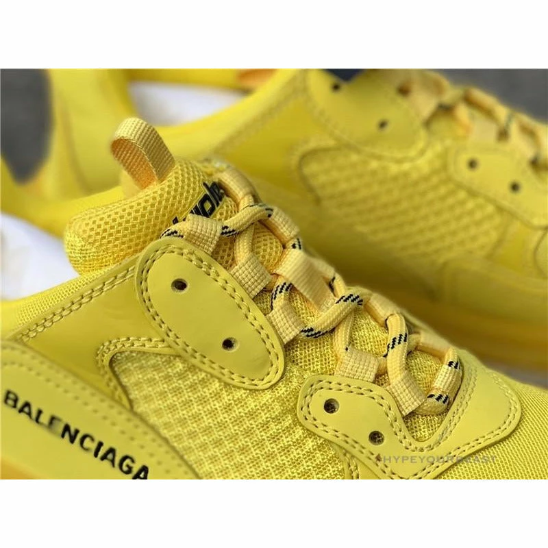 bcg triple s ‘yellow’ Ba*len*cia*ga triple s