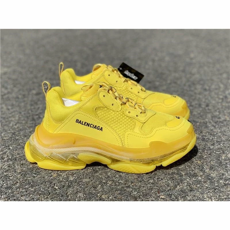 bcg triple s ‘yellow’ Ba*len*cia*ga triple s