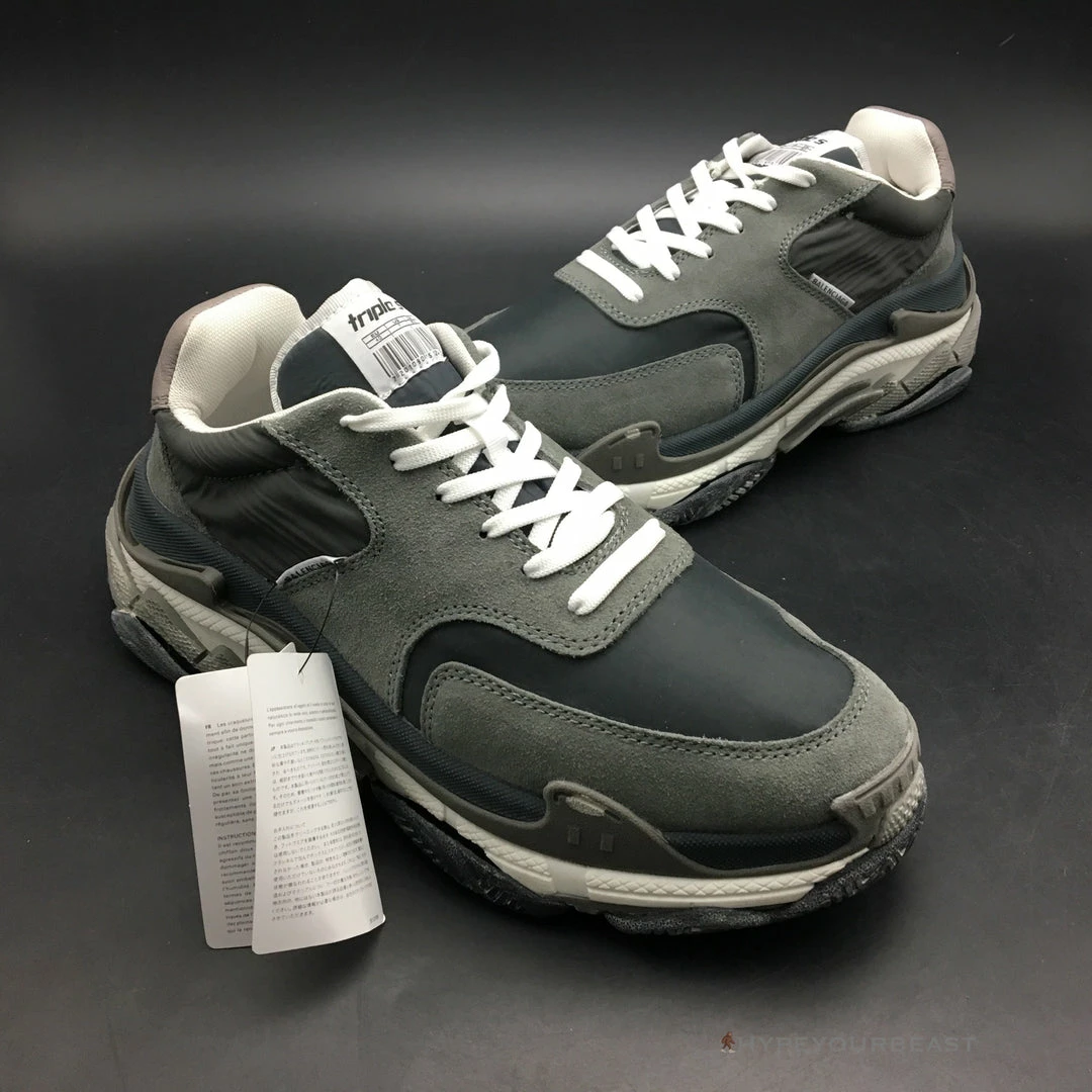 BCG Triple S Grey Suede