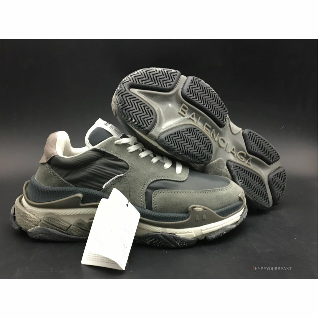 BCG Triple S Grey Suede