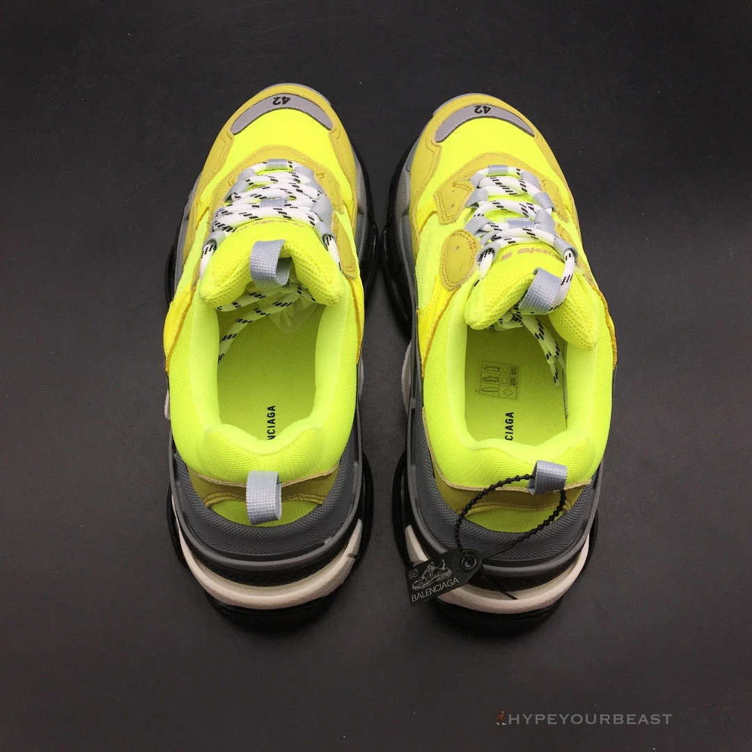 bcg triple s yellow Ba*len*cia*ga