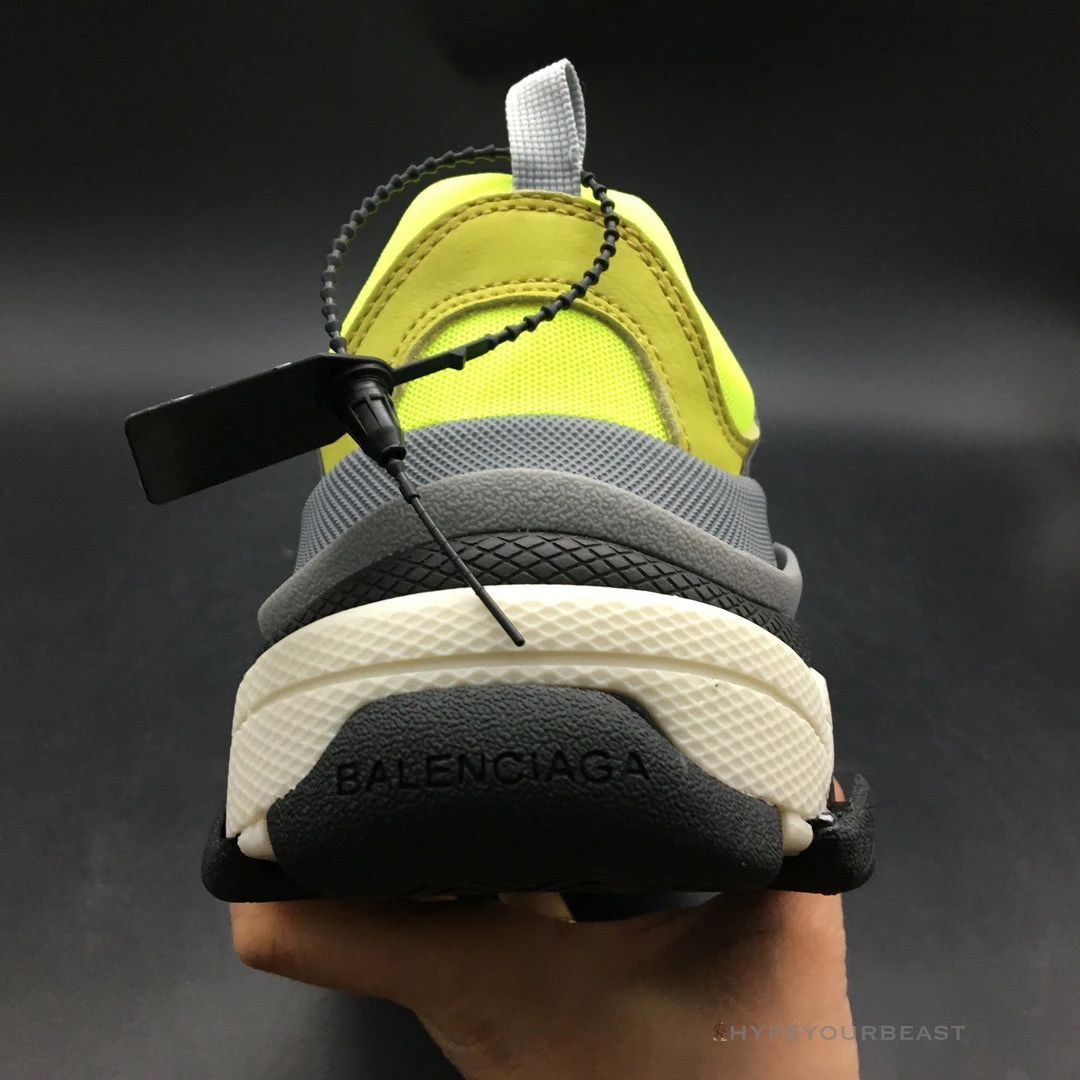 bcg triple s yellow Ba*len*cia*ga