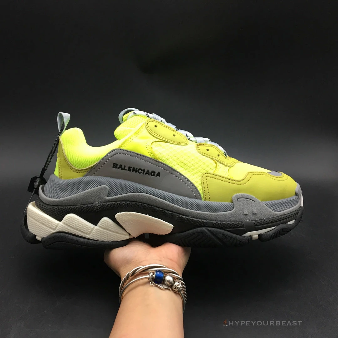 bcg triple s yellow Ba*len*cia*ga