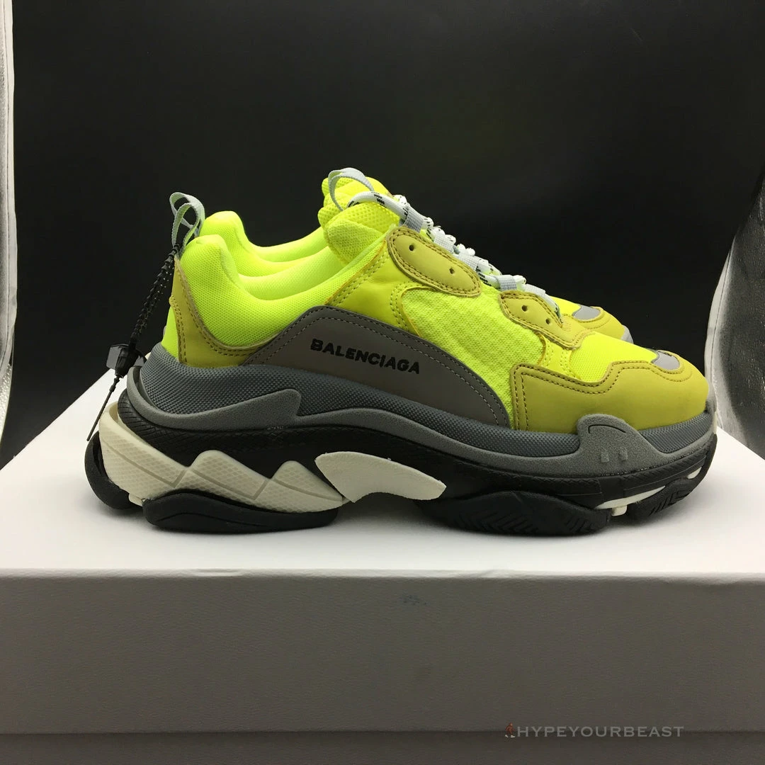 bcg triple s yellow Ba*len*cia*ga