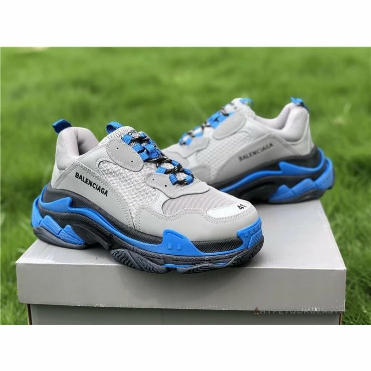 bcg triple s grey / blue Ba*len*cia*ga triple s