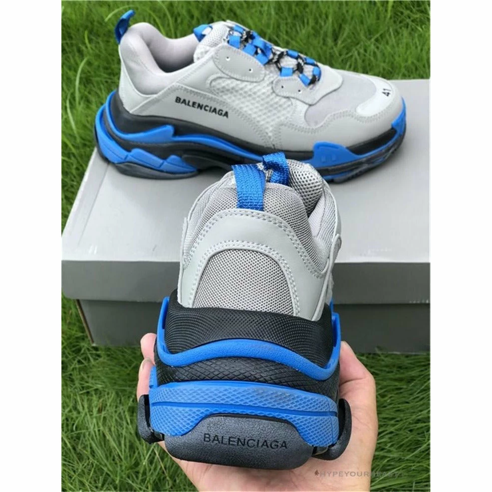bcg triple s grey / blue Ba*len*cia*ga triple s