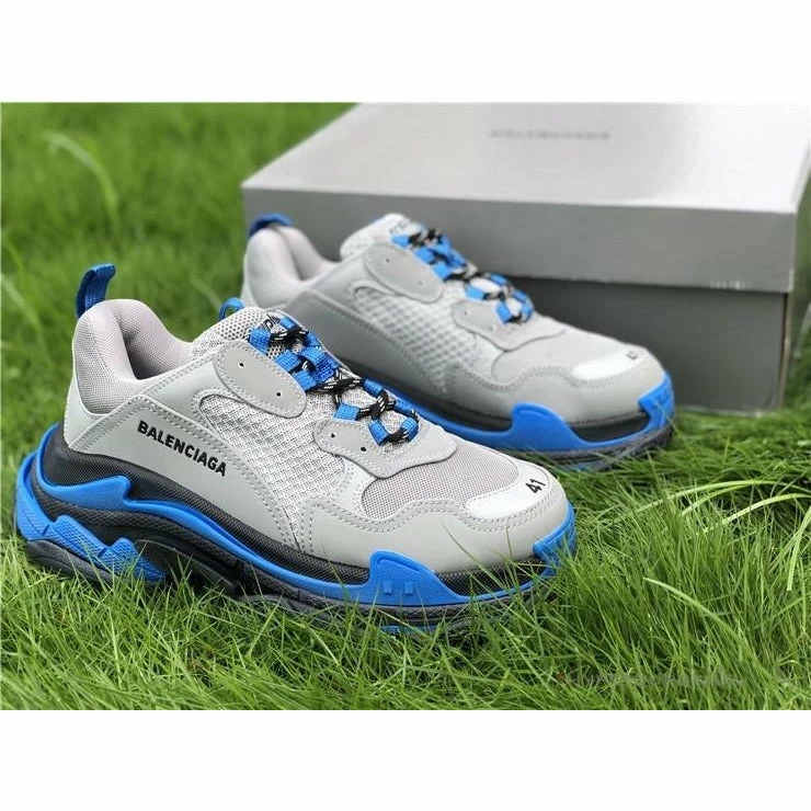 bcg triple s grey / blue Ba*len*cia*ga triple s