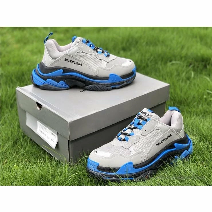 bcg triple s grey / blue Ba*len*cia*ga triple s