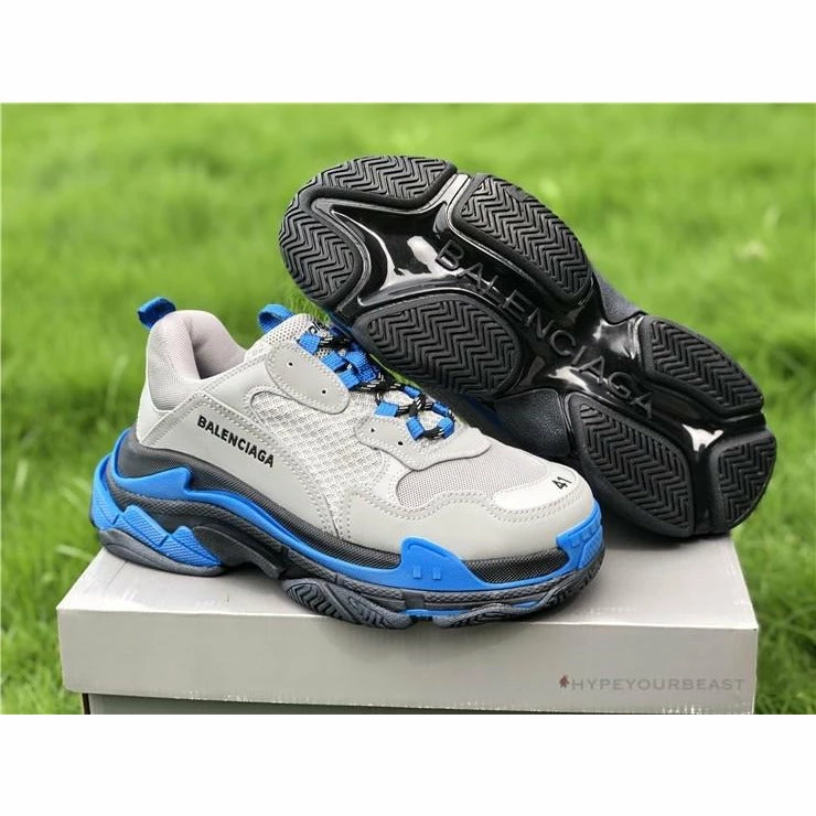 bcg triple s grey / blue Ba*len*cia*ga triple s