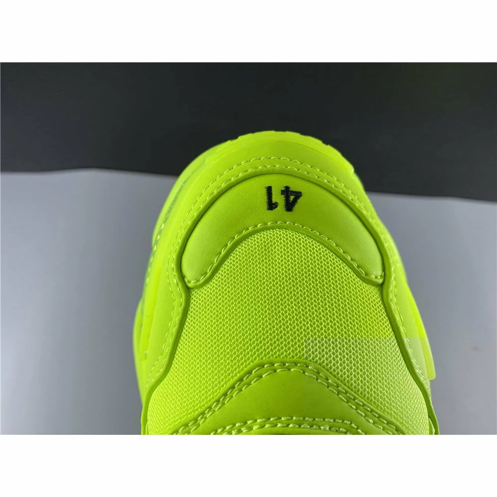 bcg triple s neon yellow Ba*len*cia*ga