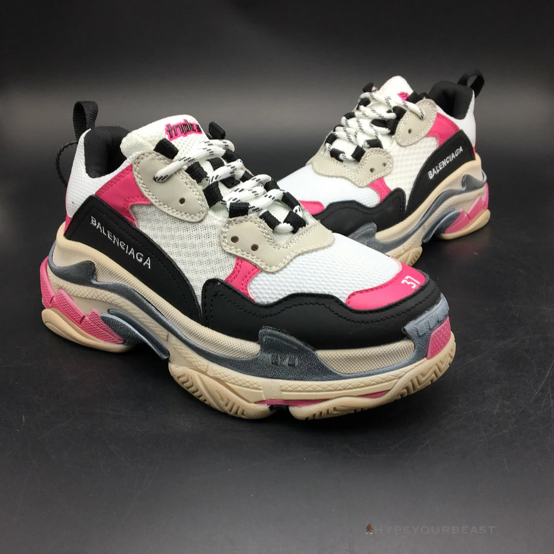 BCG Triple S Pink / Black