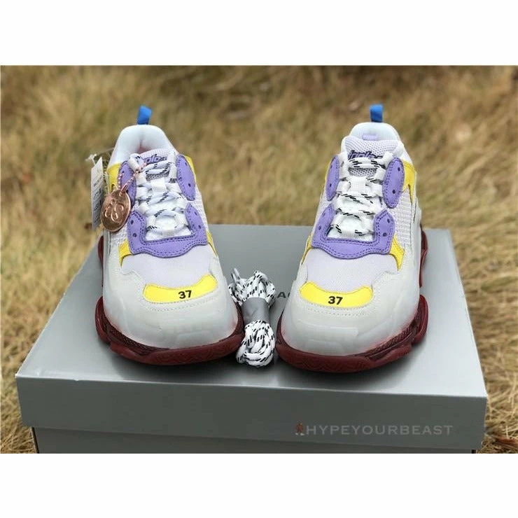 Ba*len*cia*ga bcg triple s purple yellow