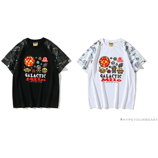 Clothes BAPE Baby Milo Galaxy Astronaut Luminous Tee Shirt ‘BLACK’