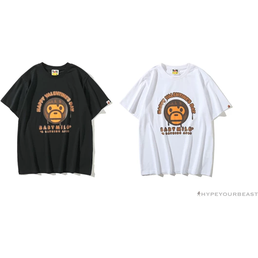 BAPE Baby Milo Valentine’s Day Chocolate Tee Shirt ‘BLACK’