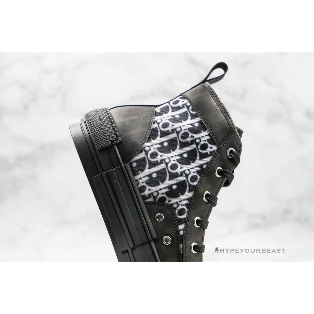 D*or b23 high top canvas oblique black