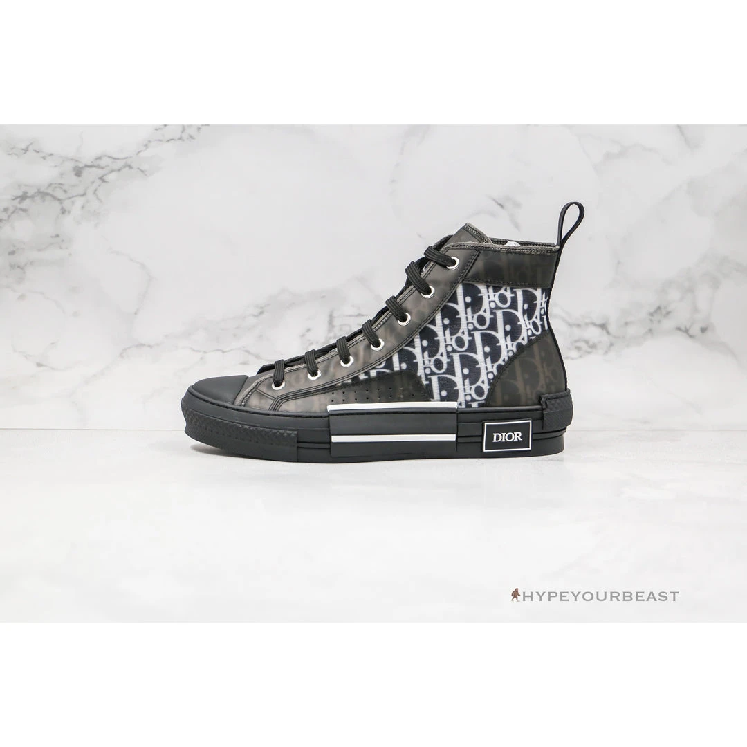 D*or b23 high top canvas oblique black