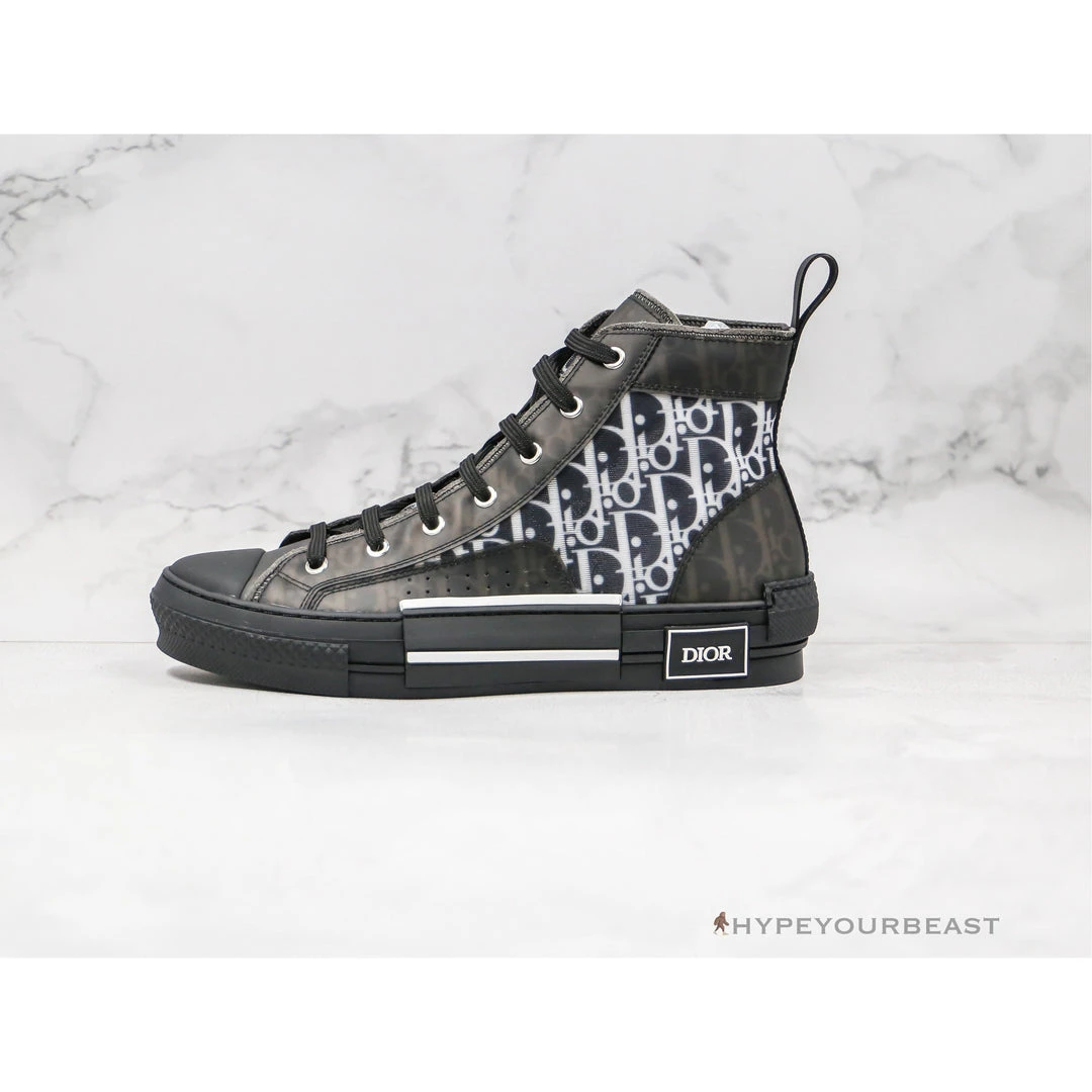 D*or b23 high top canvas oblique black