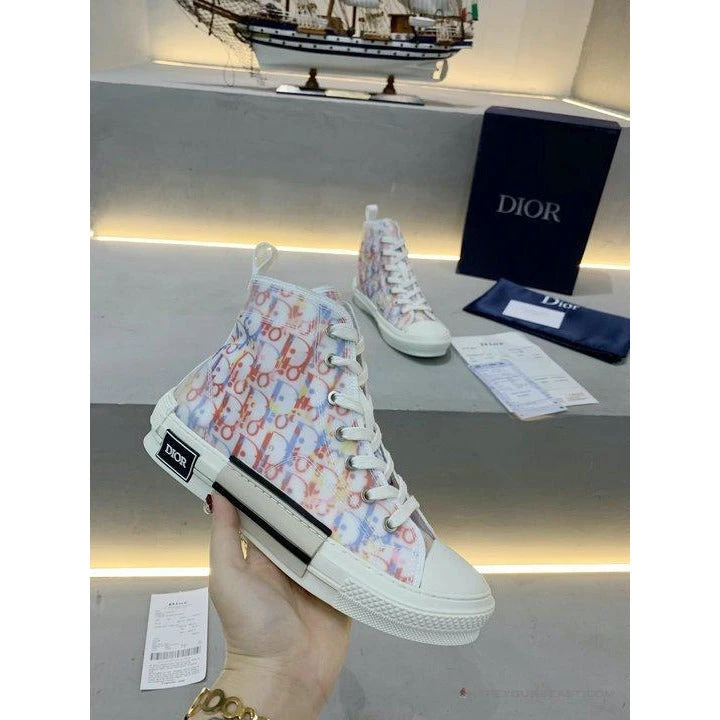 D*or b23 high top multicolor oblique