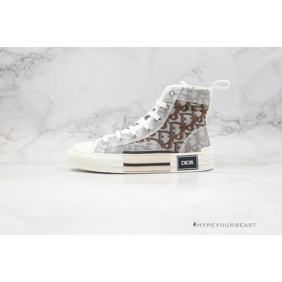 D*or high top white brown