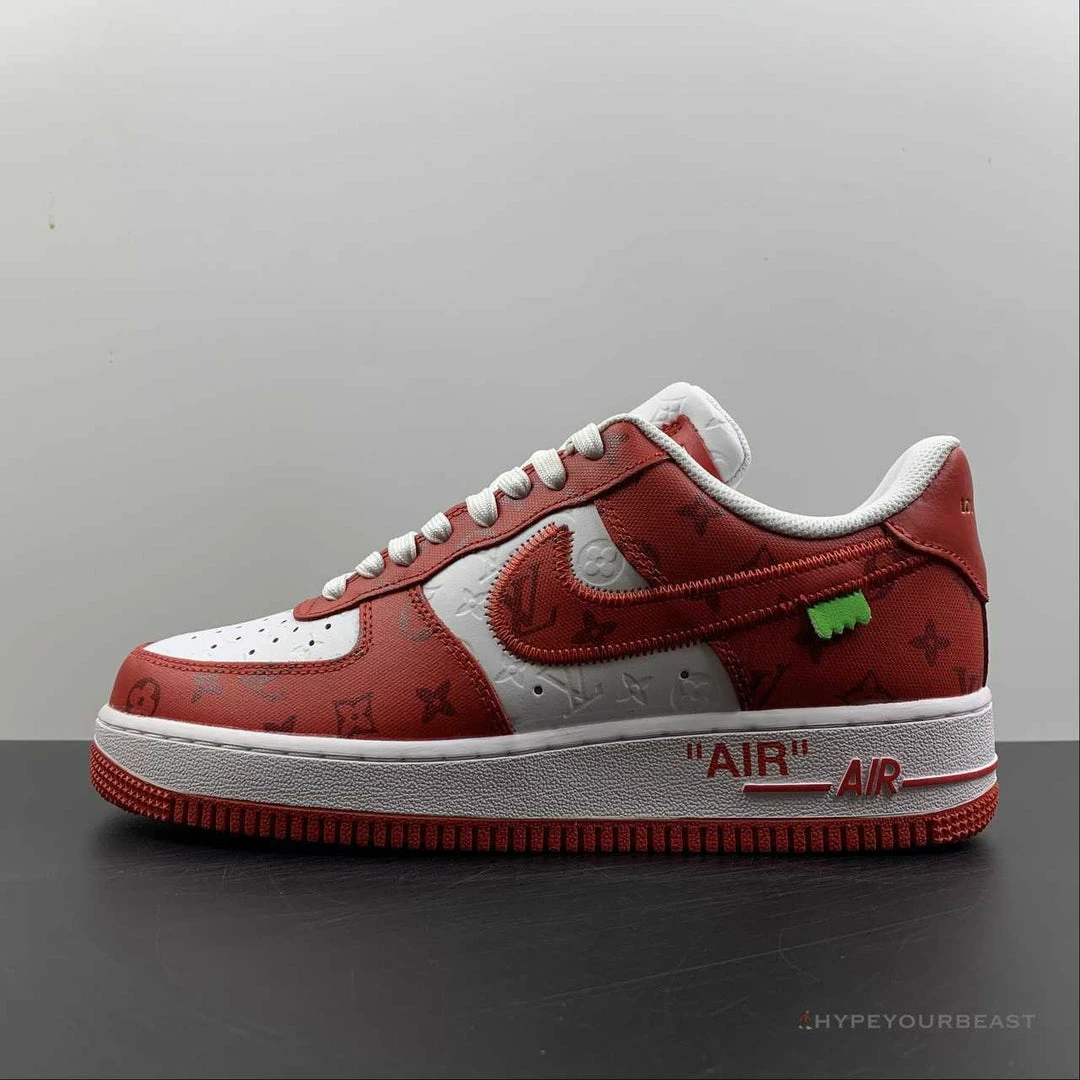 Nike Air Force 1 Low ‘LV Monogram Red Off-White’