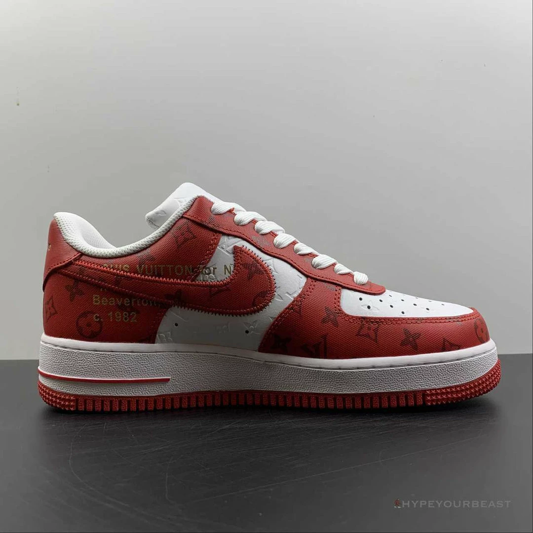 Nike Air Force 1 Low ‘LV Monogram Red Off-White’